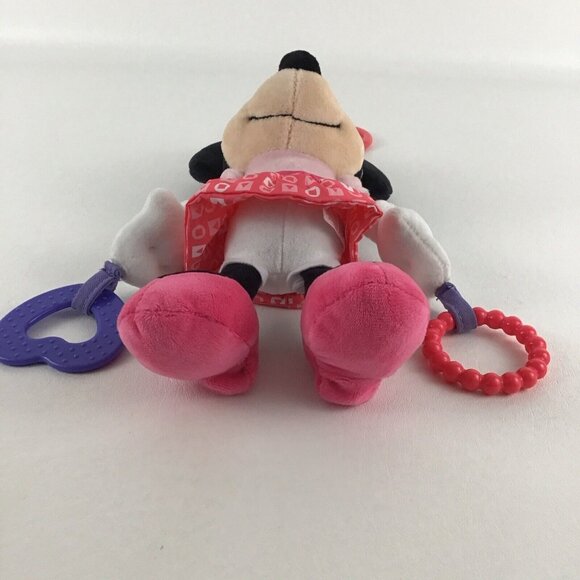 Disney Baby Minnie Mouse 10" Plush Stuffed Animal Activity Toy Crinkle Teether - Picture 2 of 6